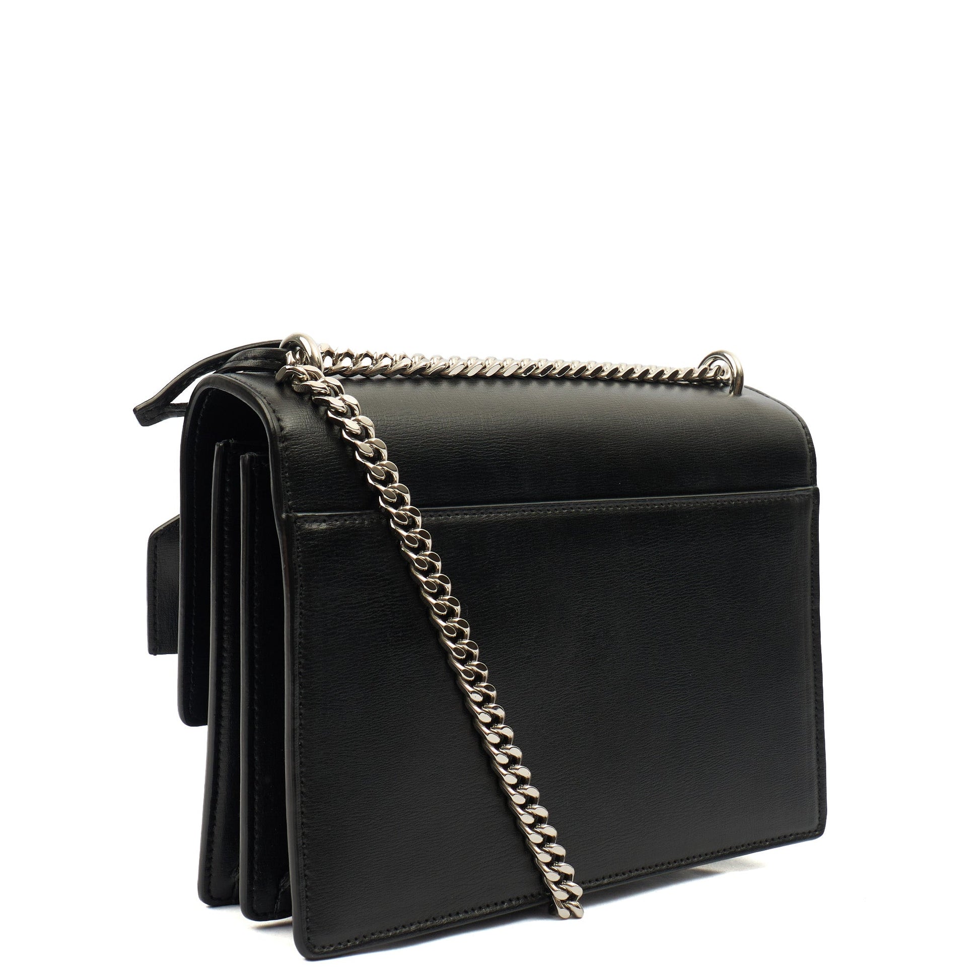 Saint Laurent Cross Body Sunset - Small in Black, Leather — Back View
