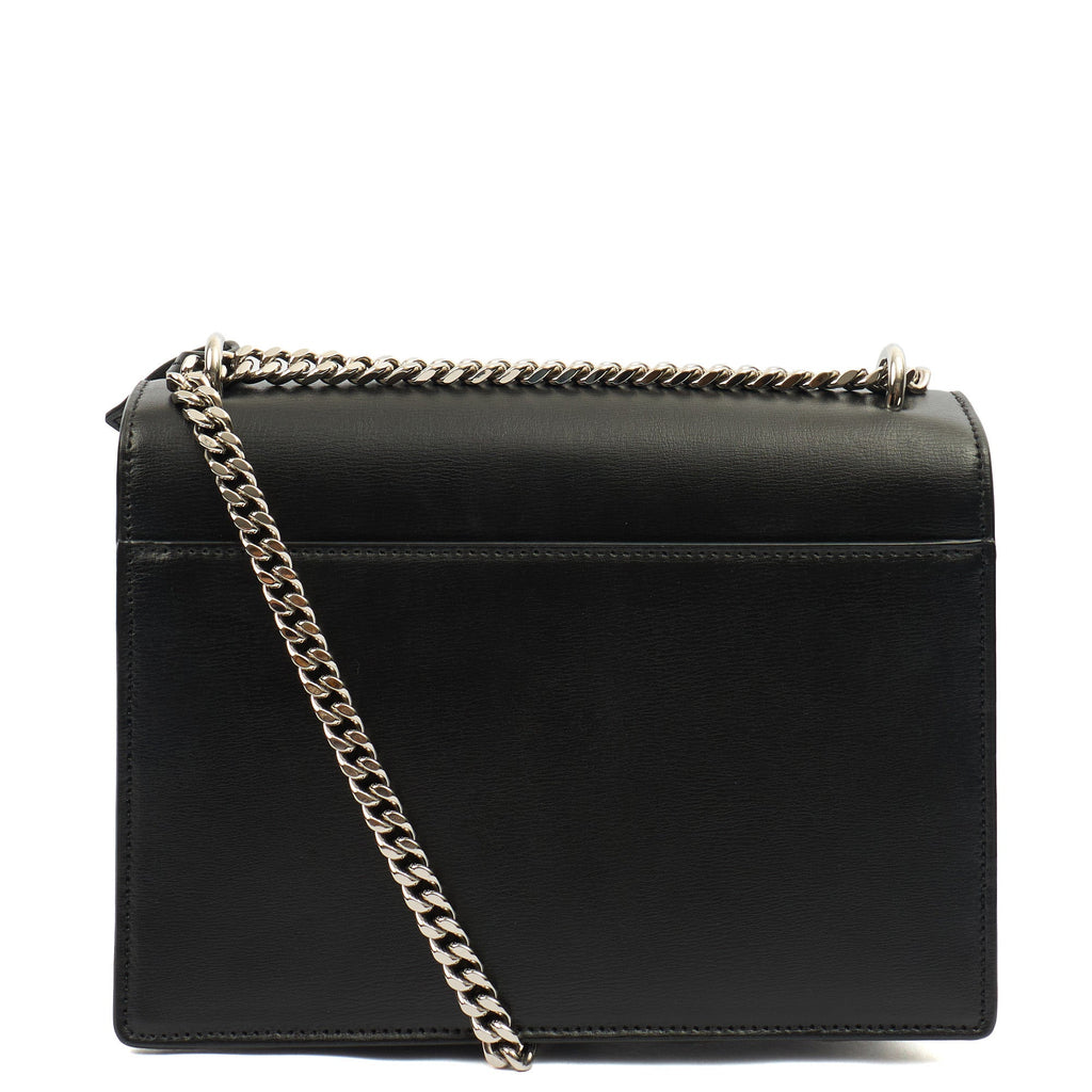 Saint Laurent Cross Body Sunset - Small in Black, Leather — Top View