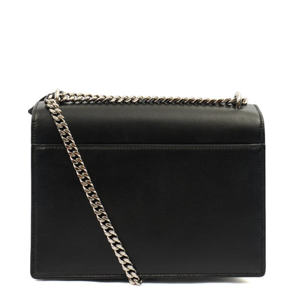 Saint Laurent Cross Body Sunset - Small in Black, Leather — Top View