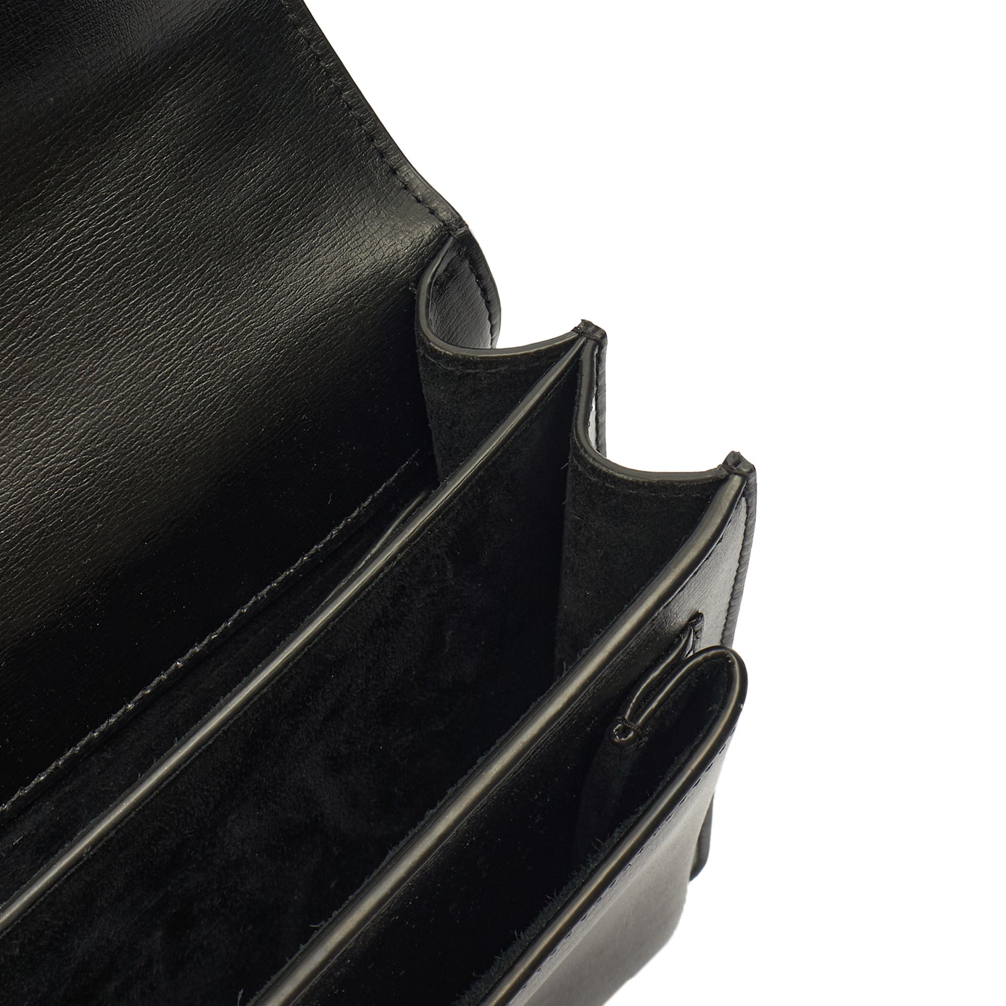 Saint Laurent Cross Body Sunset - Small in Black, Leather — Alternate View 8
