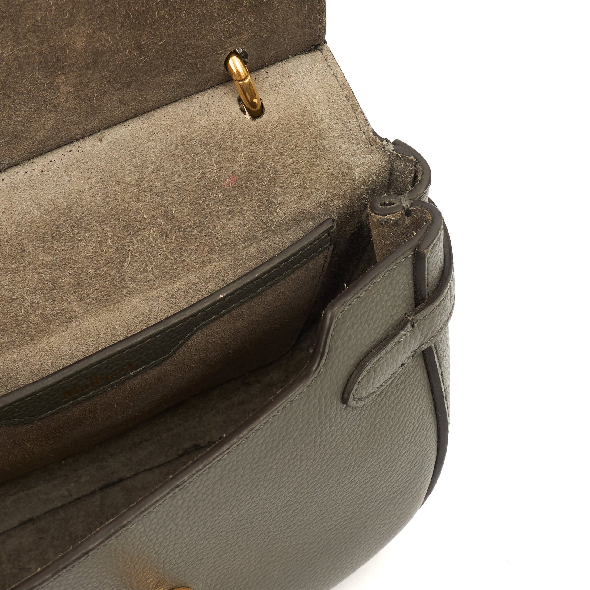 Mulberry Cross Body Amberley Crossbody - Small in Charcoal Grey, Leather — Alternate View 12