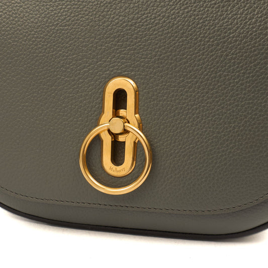 Mulberry Cross Body Amberley Crossbody - Small in Charcoal Grey, Leather — Side View