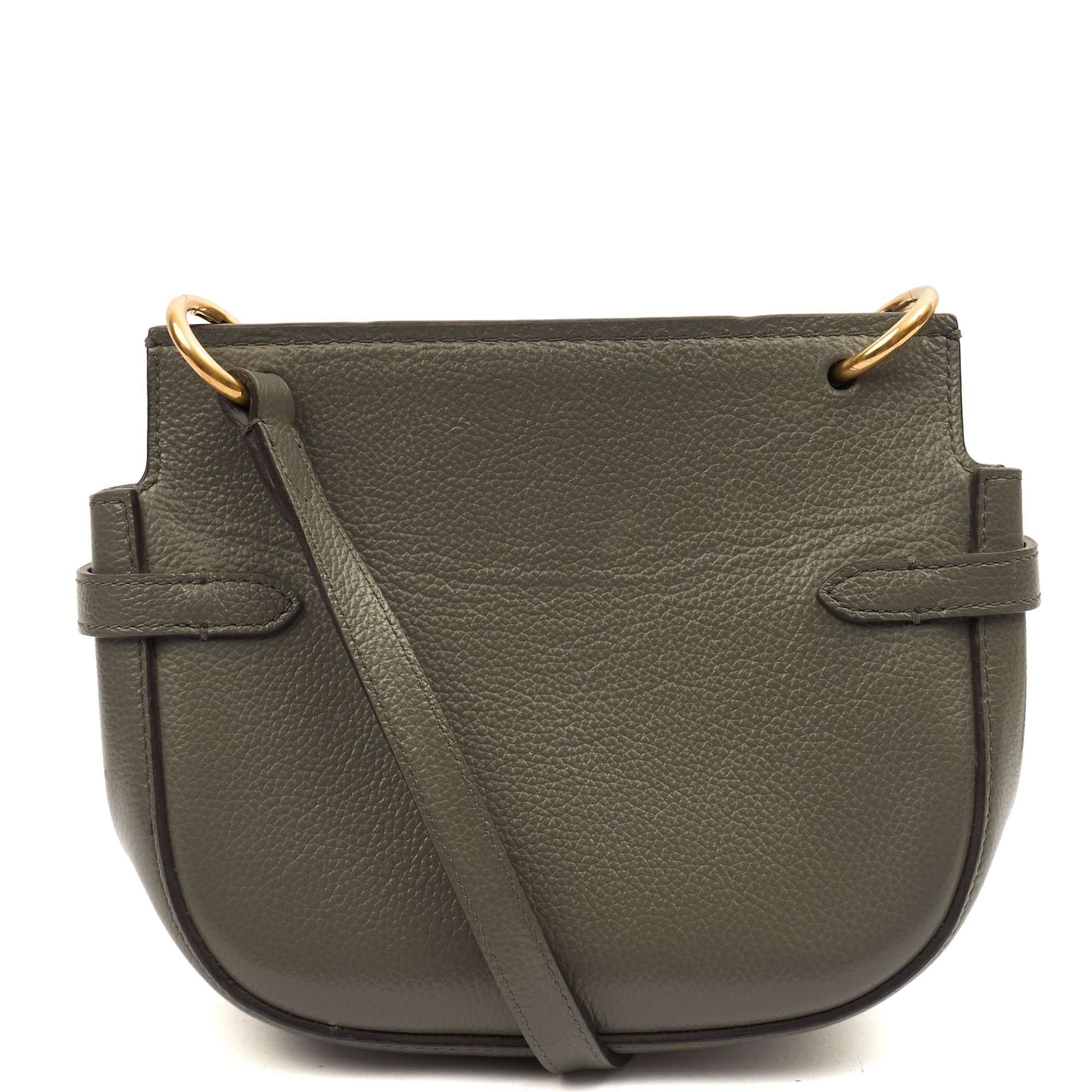 Mulberry Cross Body Amberley Crossbody - Small in Charcoal Grey, Leather — Top View