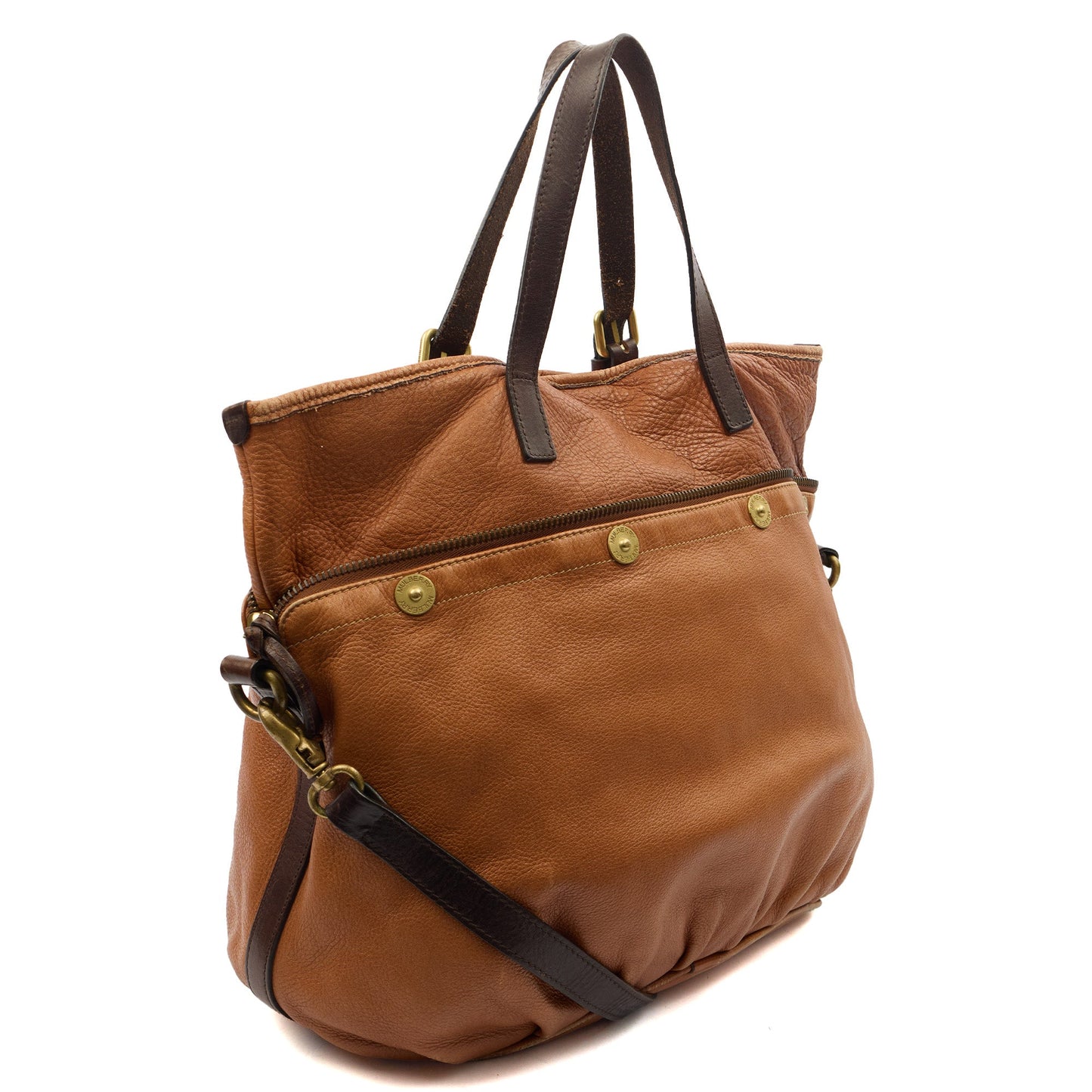 Mulberry Tote Mitzy Tote in Brown, Calfskin Leather — Alternate View 8