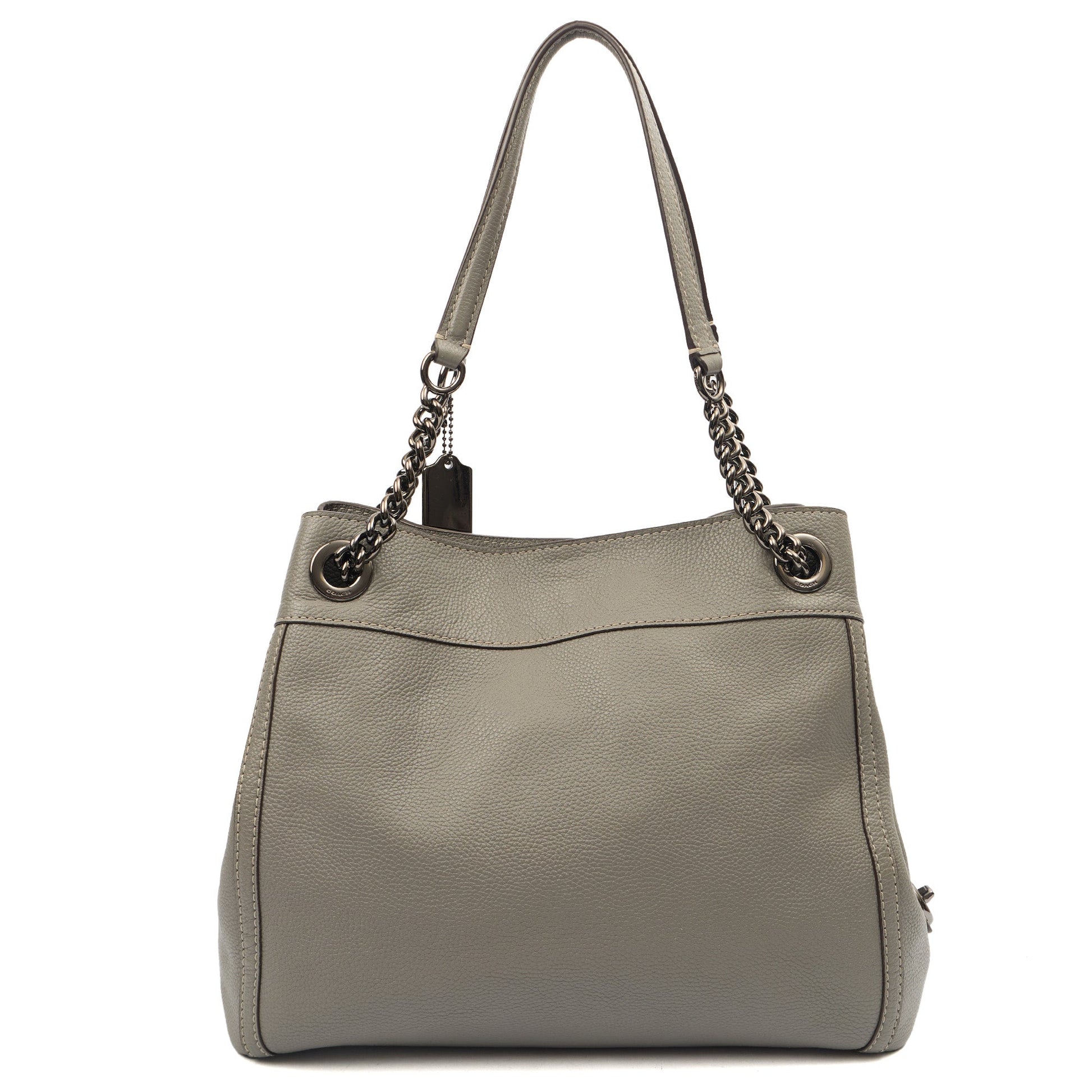 Coach Tote Edie Tote in Grey, Leather — Alternate View 10