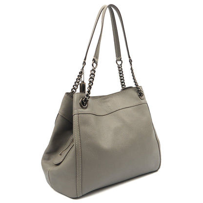 Coach Tote Edie Tote in Grey, Leather — Alternate View 9