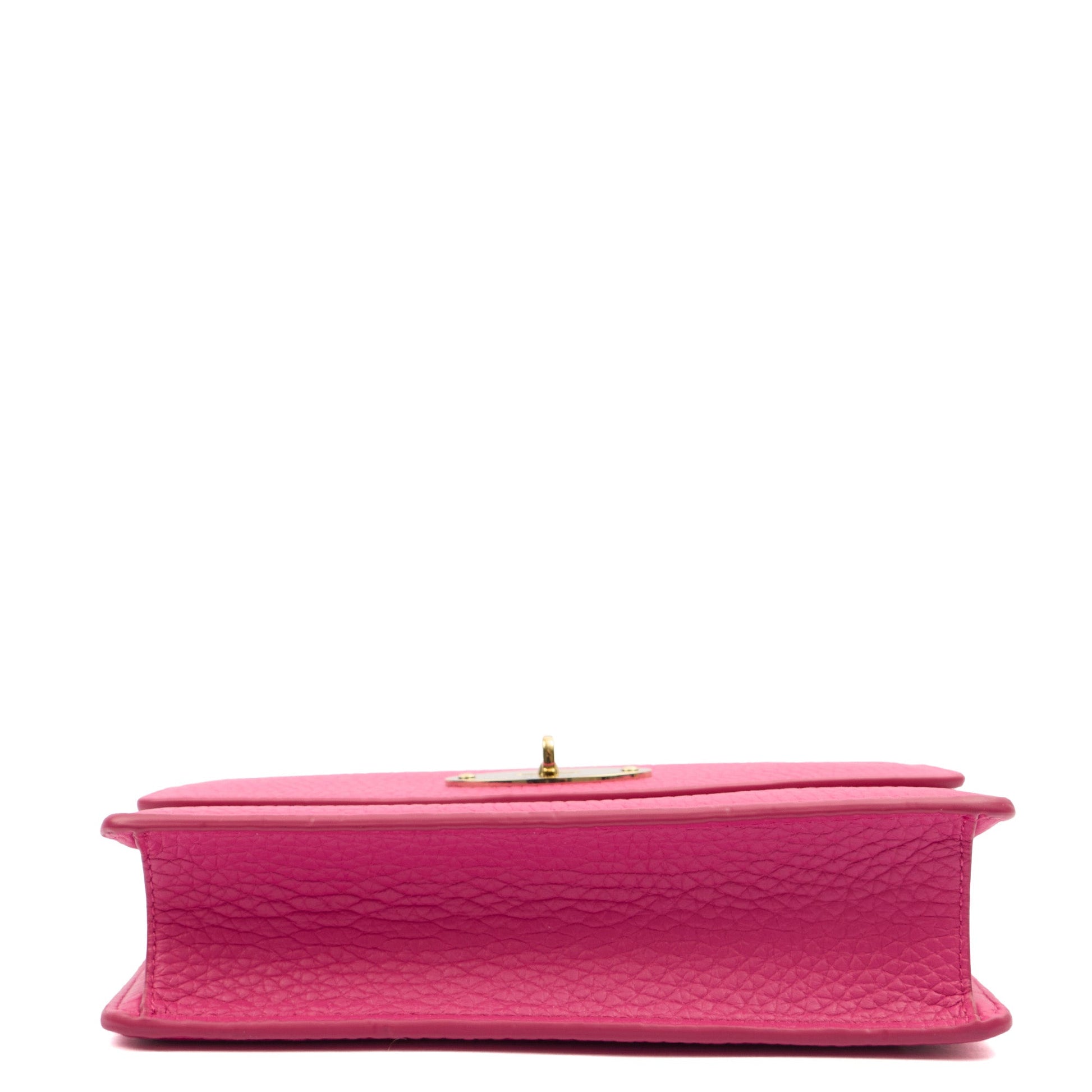 Mulberry Cross Body Darley in Mulberry Pink, Calfskin Leather — Top View