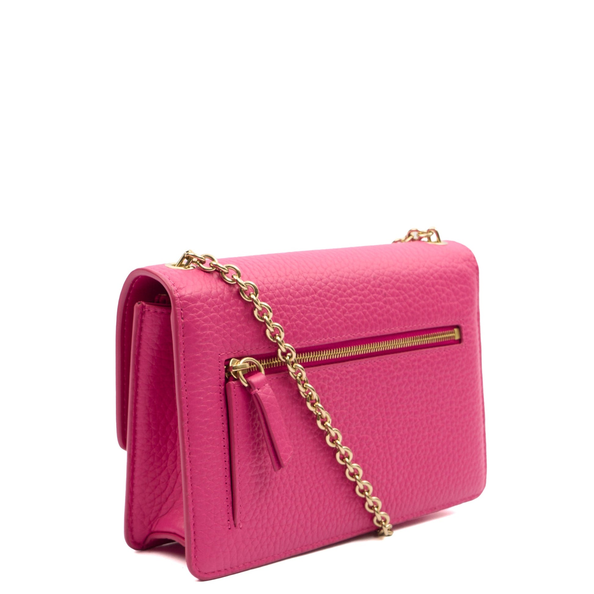 Mulberry Cross Body Darley in Mulberry Pink, Calfskin Leather — Side View