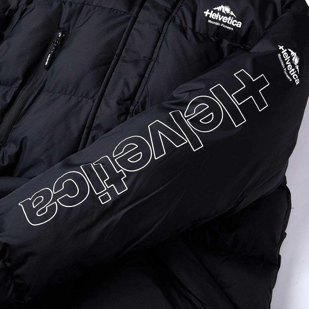 Helvetica Mountain Pioneers Himalaya Hooded Parka Jacket — S — Top View