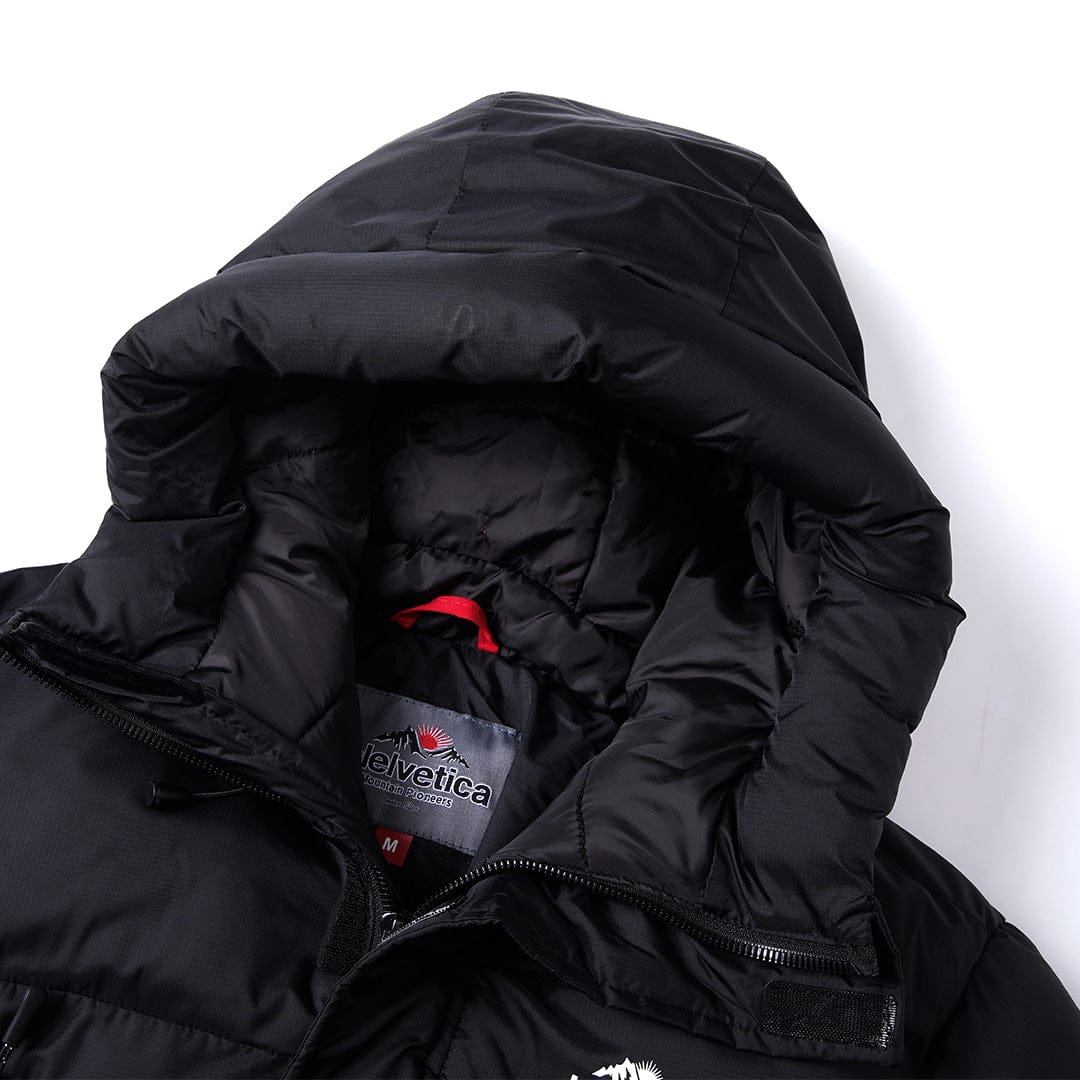 Helvetica Mountain Pioneers Himalaya Hooded Parka Jacket — S — Alternate View 11