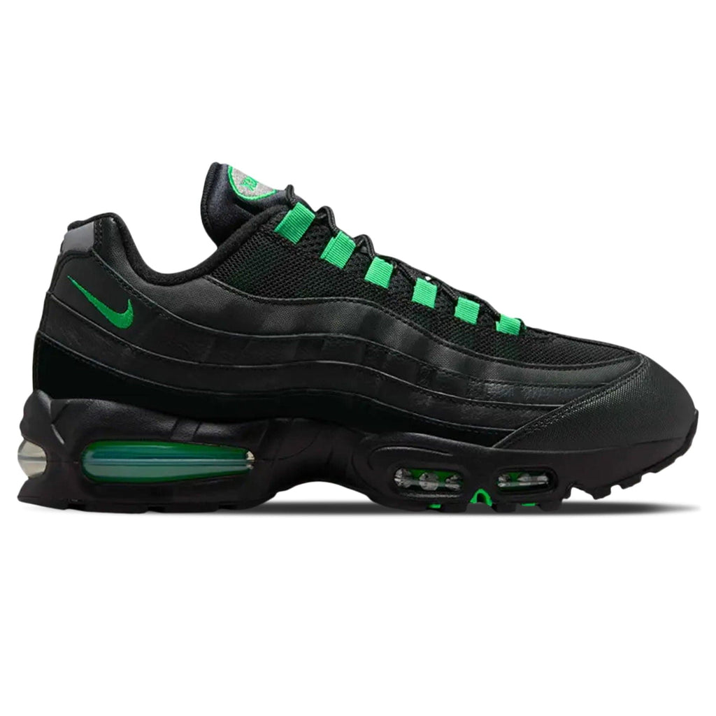 Nike Air Max 95 OG 'Black Green Shock' — UK 3 | EU 35.5 | US 3.5 — Side View