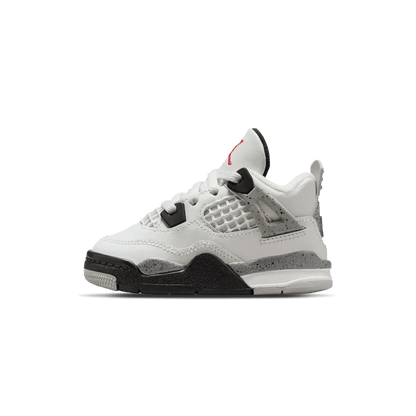 Air Jordan 4 Retro OG TD 'White Cement' 2025 — UK 0C | EU 15 | US 0C — Front View