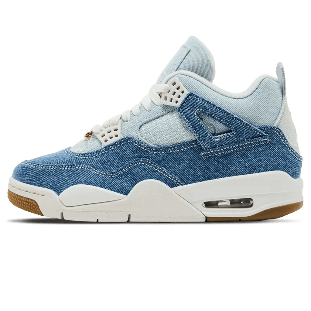 Air Jordan 4 Wmns Retro TEX 'Worn Blue Denim' — UK 2.5 | EU 35.5 | US 5 — Front View