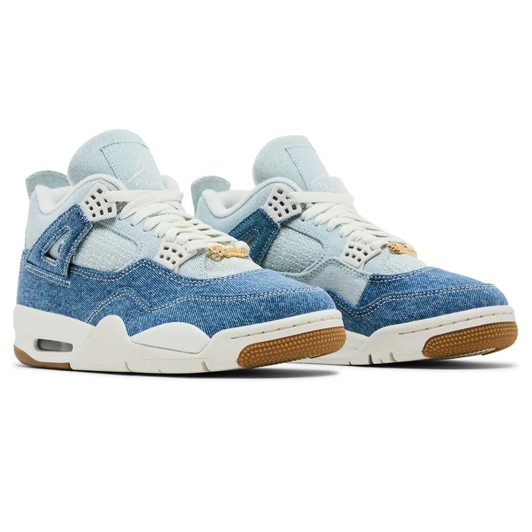 Air Jordan 4 Wmns Retro TEX 'Worn Blue Denim' — UK 2.5 | EU 35.5 | US 5 — Back View