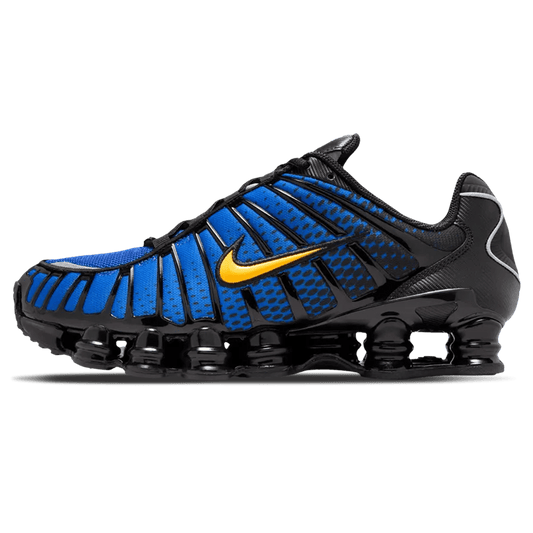 Nike Shox TL 'Lyon Blue Varsity Maize' — UK 3 | EU 35.5 | US 3.5 — Front View