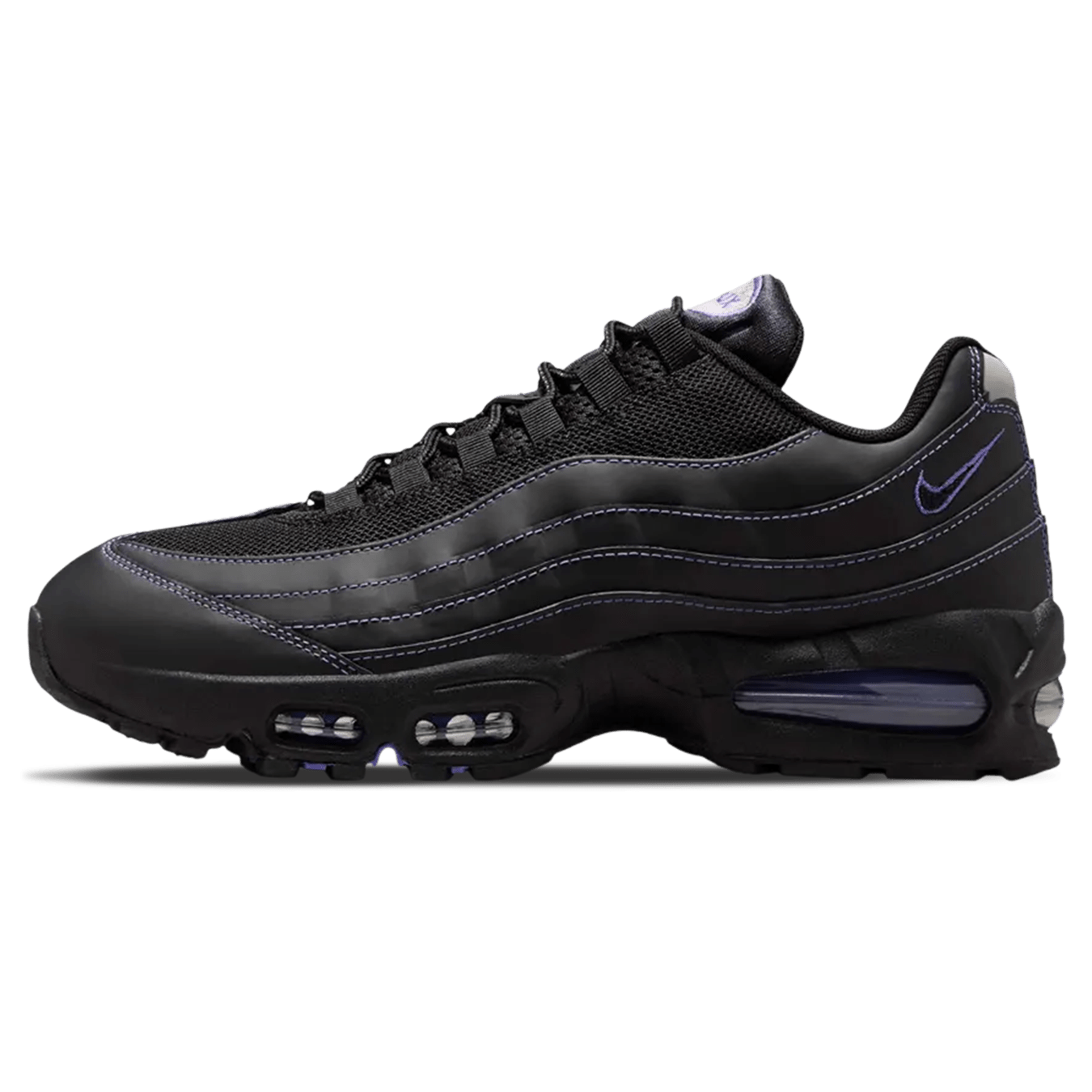 Nike Air Max 95 OG 'Black Persian Violet' — UK 3 | EU 35.5 | US 3.5 — Front View