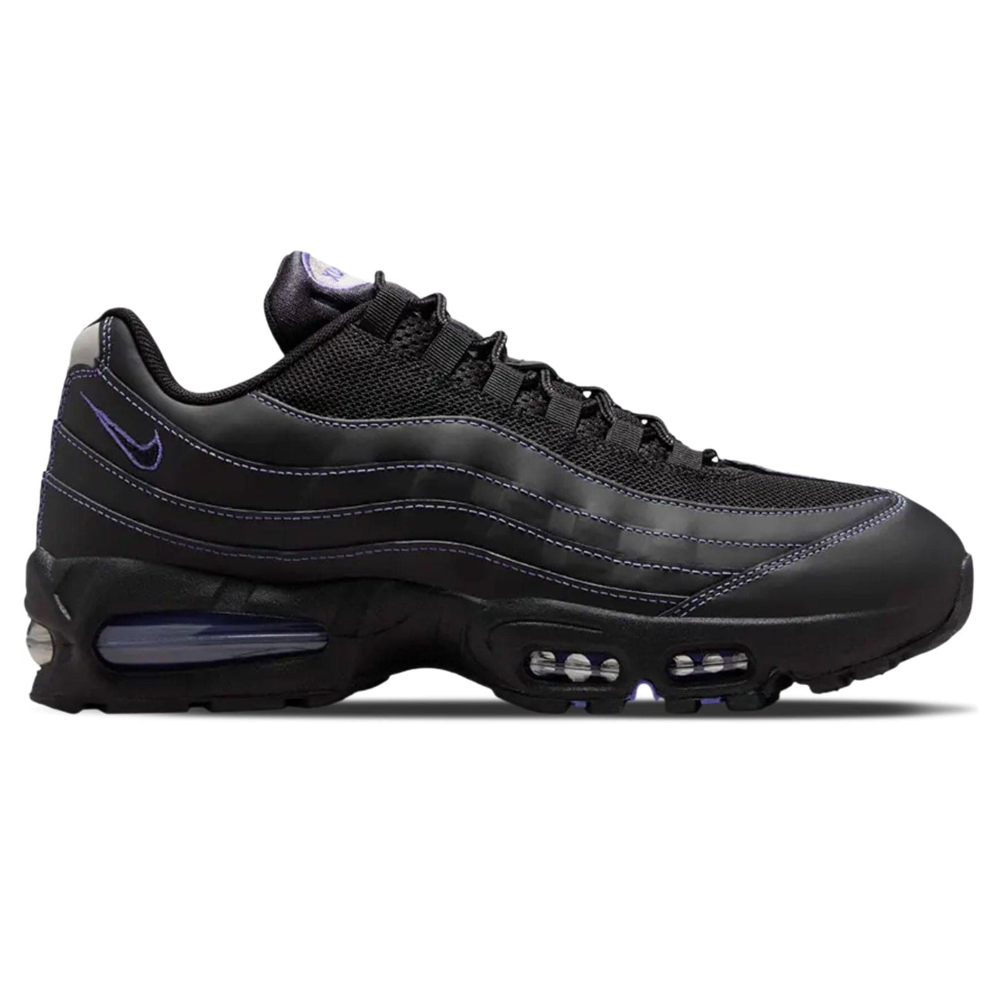 Nike Air Max 95 OG 'Black Persian Violet' — UK 3 | EU 35.5 | US 3.5 — Side View