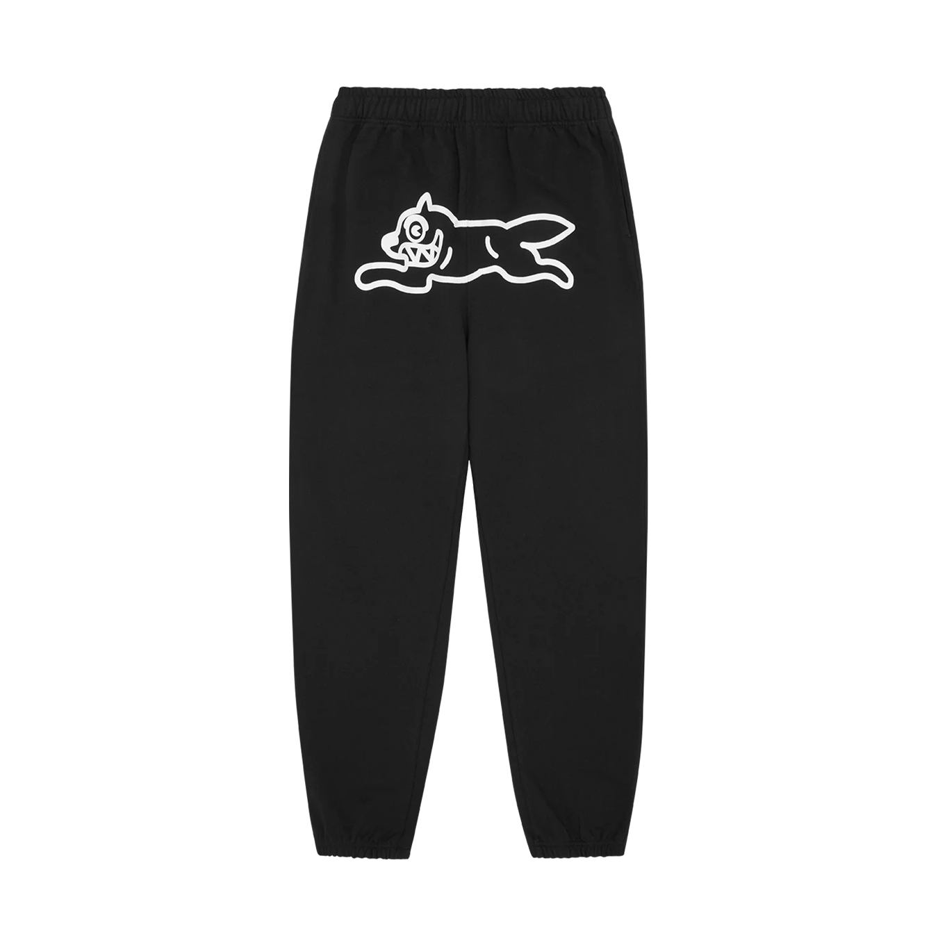 ICECREAM Running Dog Sweatpants 'Black' — XXS — Front View