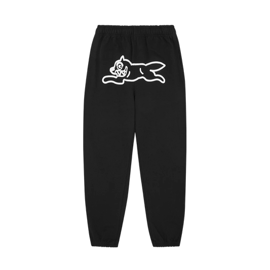 ICECREAM Running Dog Sweatpants 'Black' — XXS — Front View
