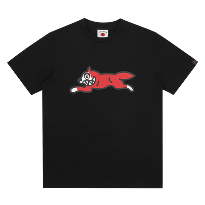 ICECREAM Running Dog T-Shirt 'Black Red' — XXS — Front View