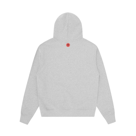 ICECREAM Running Dog Popover Hoodie 'Heather Grey' — XXS — Side View