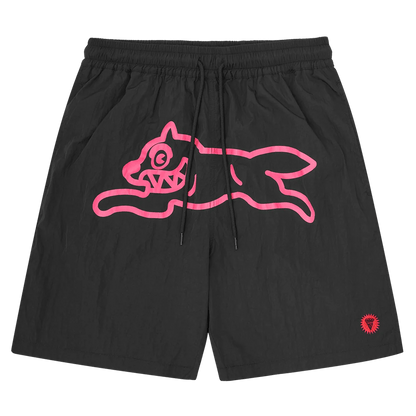 ICECREAM Running Dog Swim Shorts 'Black' — XXS — Front View