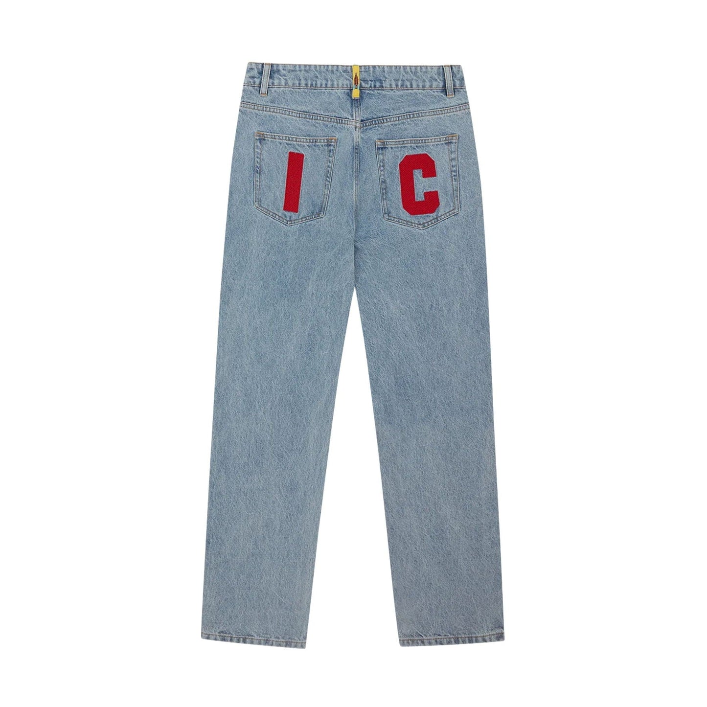 ICECREAM Running Dog Denim Pants 'Light Wash Blue' — XXS — Side View