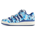 Adidas Forum Low 84 x BAPE '30th Anniversary - Blue' — UK 3.5 | EU 36 | US 4 — Front View