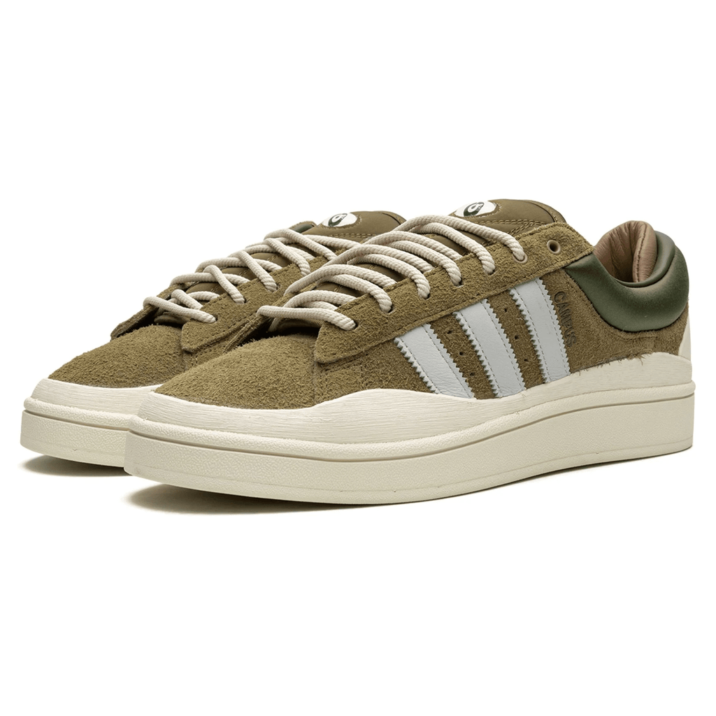 Bad Bunny x adidas Campus 'Wild Moss' — UK 3 | EU 35.5 | US 3.5 — Side View