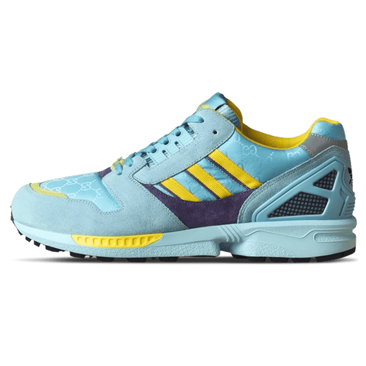 Gucci x Adidas ZX 8000 Wmns 'Aqua GG Monogram' — UK 3.5 | EU 36 | US 4 — Front View