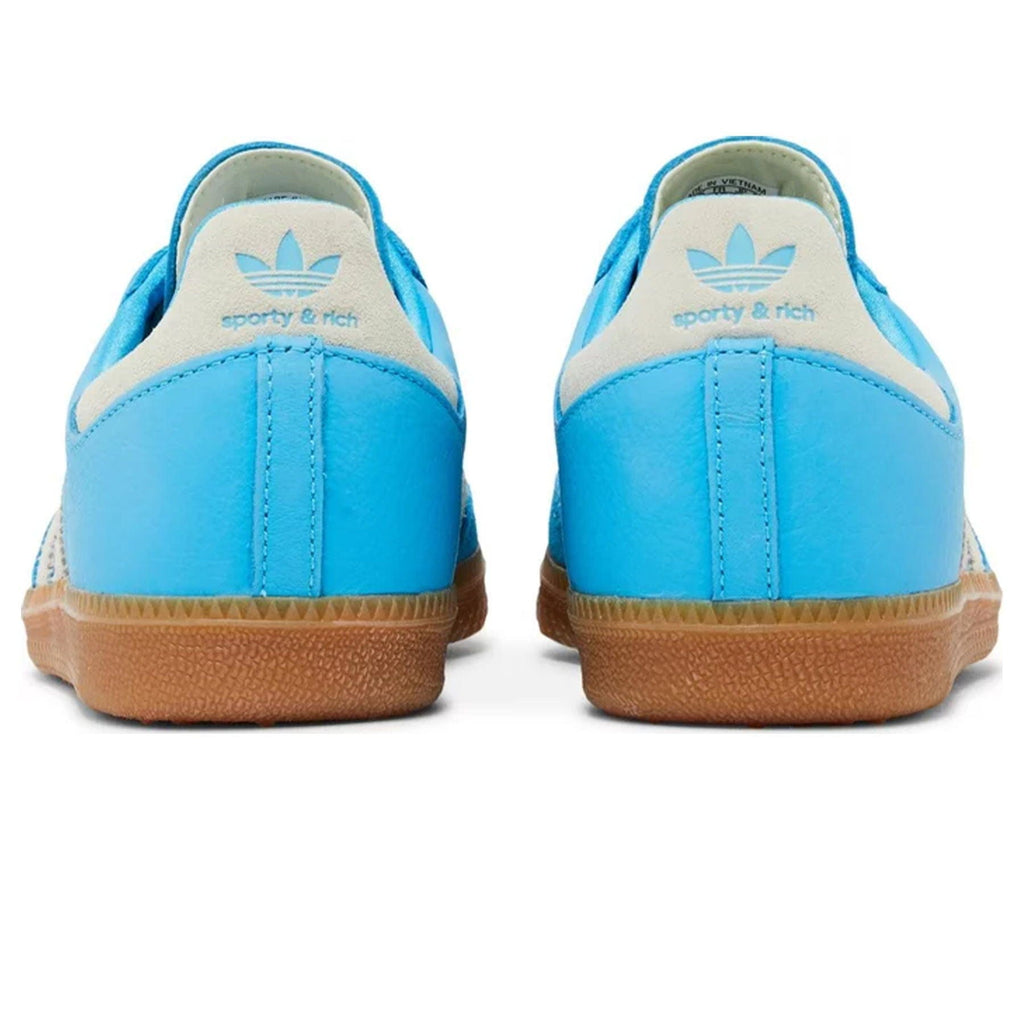 Sporty & Rich x Adidas Samba OG 'Blue Rush' — UK 3.5 | EU 36 | US 4 — Detail View