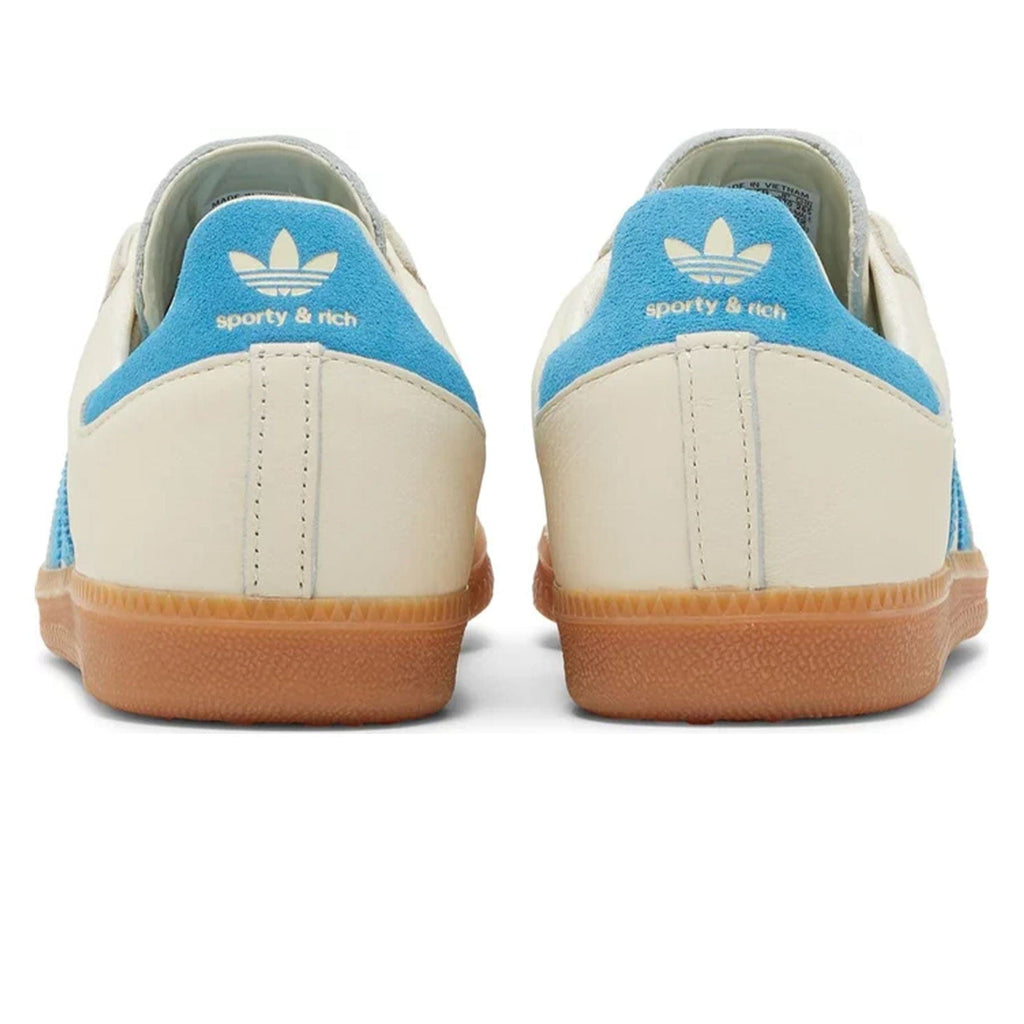 Sporty & Rich x Adidas Samba OG 'Cream Blue' — UK 3.5 | EU 36 | US 4 — Top View