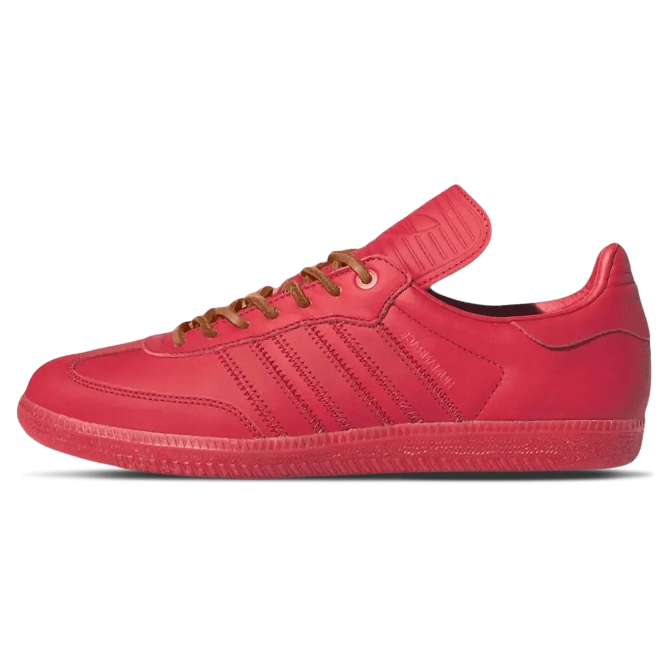 Pharrell x adidas Samba Human Race 'Red' — UK 3.5 | EU 36 | US 4 — Front View
