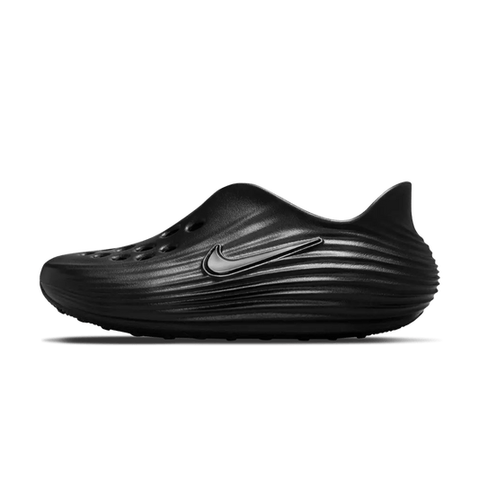 Nike ReactX Rejuven8 GS 'Triple Black' — UK 13.5 | EU 32 | US 1Y — Front View