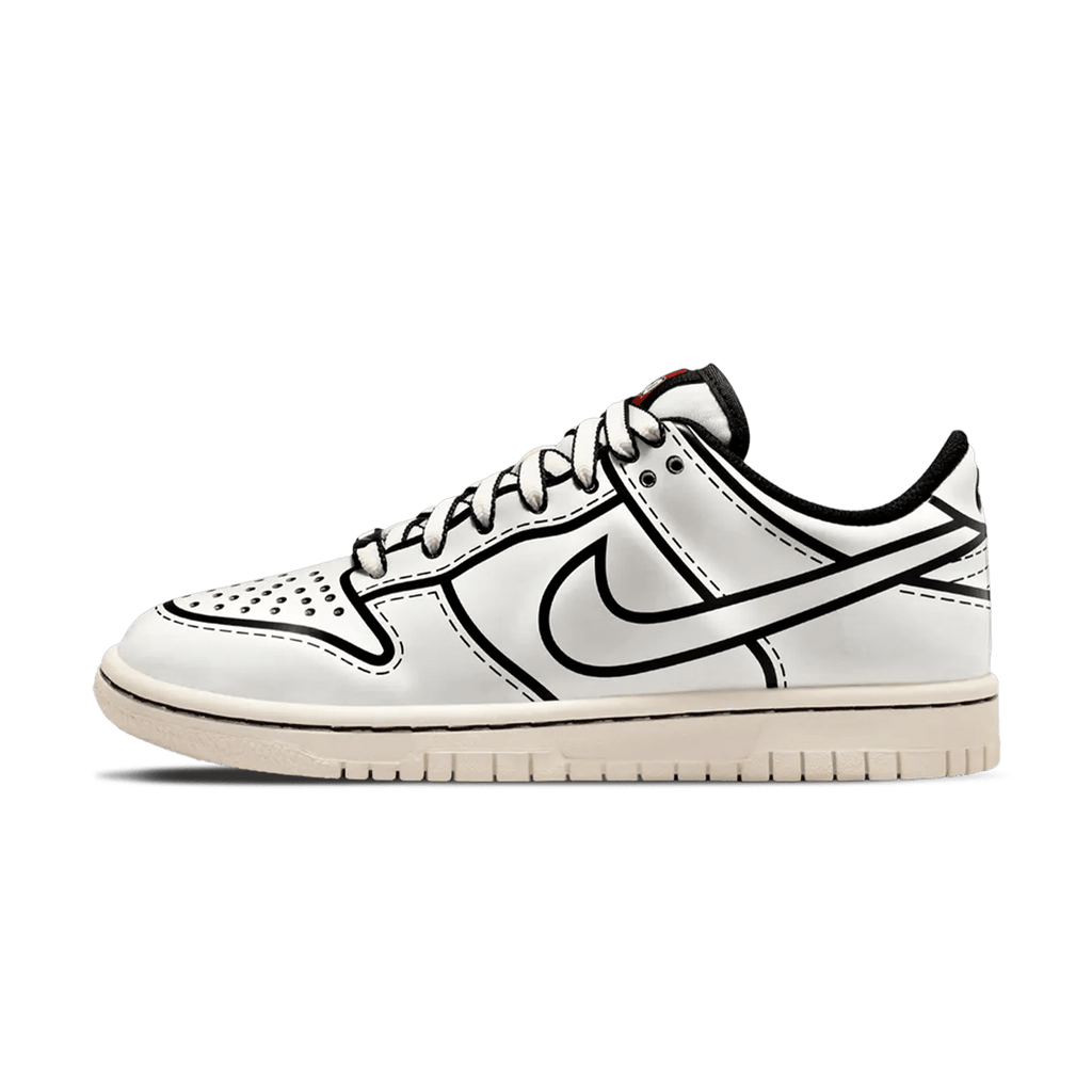 LEGO x Nike Dunk Low GS 'Sail' — UK 13.5 | EU 32 | US 1Y — Front View