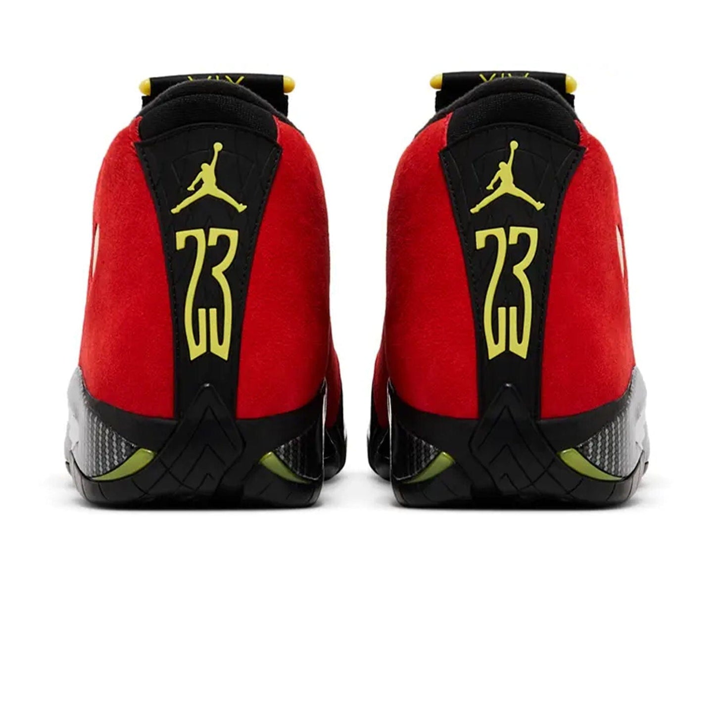 Air Jordan 14 Retro 'Ferrari' 2025 — UK 3 | EU 35.5 | US 3.5 — Back View