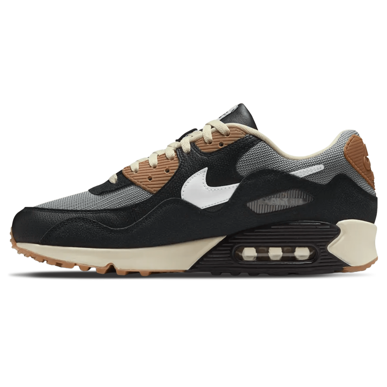 Patta x Nike Air Max 90 SP 'Black Particle Grey' — UK 3 | EU 35.5 | US 3.5 — Front View