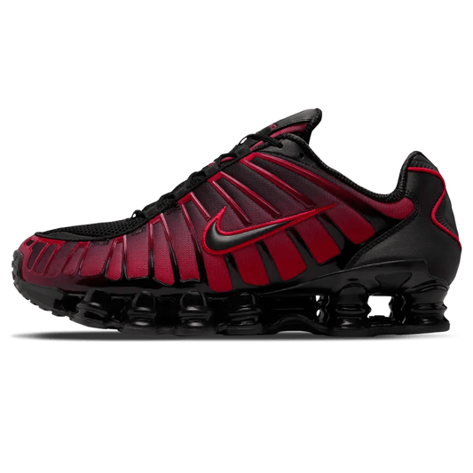 Nike Shox TL 'Black University Red Gradient' — UK 3 | EU 35.5 | US 3.5 — Front View