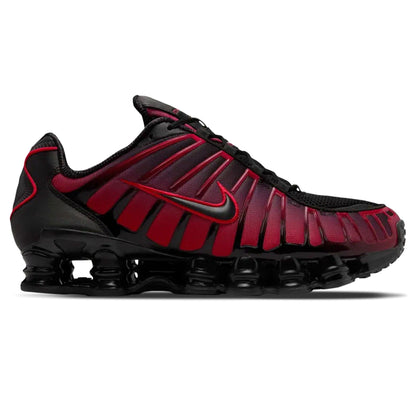 Nike Shox TL 'Black University Red Gradient' — UK 3 | EU 35.5 | US 3.5 — Side View