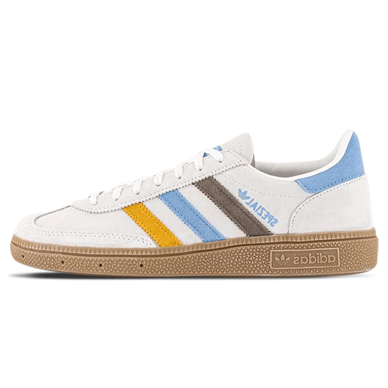 adidas Handball Spezial Wmns 'White Blue Earth Strata' — UK 3.5 | EU 36 | US 5.5 — Front View