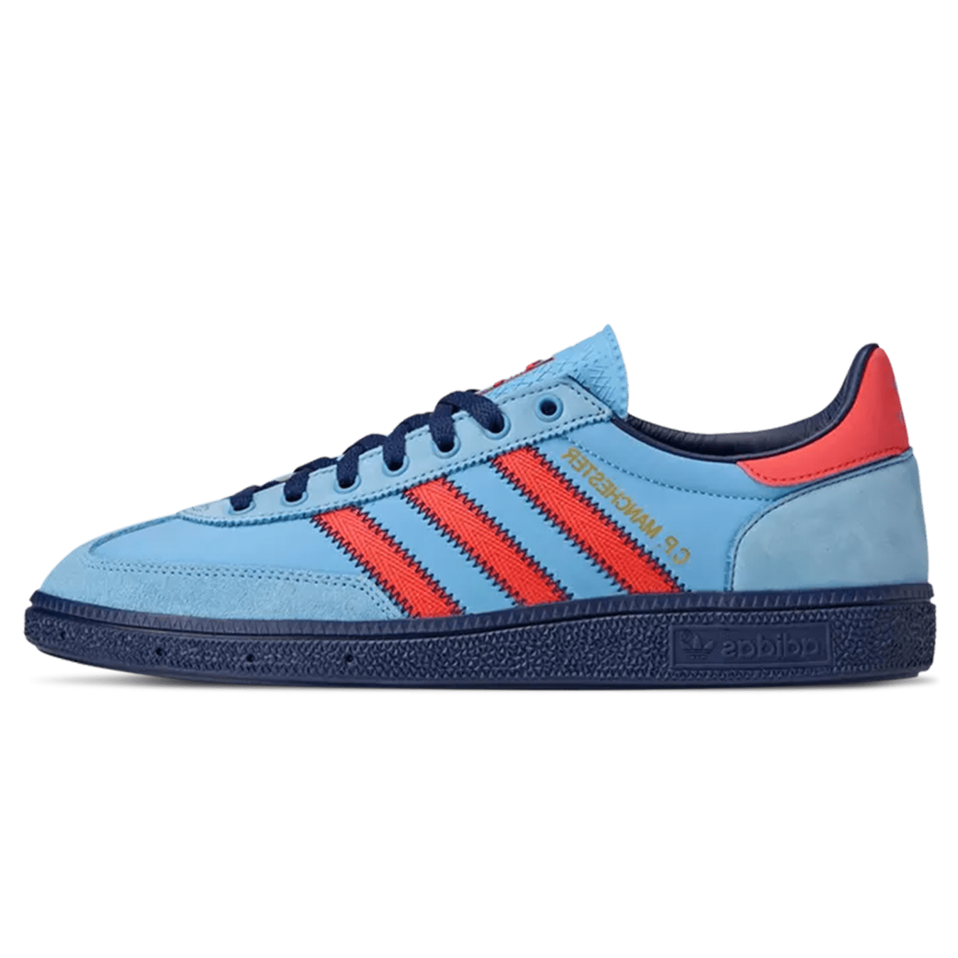 C.P. Company x adidas GT Manchester SPZL 'Light Blue Bright Red' — UK 3.5 | EU 36 | US 4 — Front View