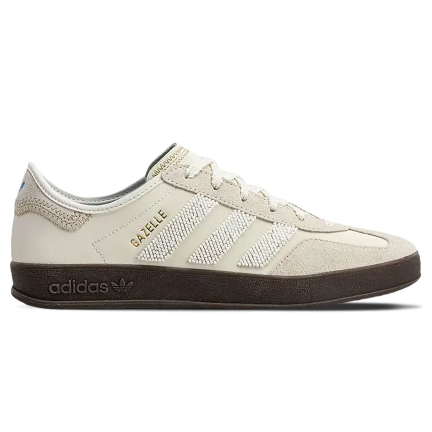 Clot x Adidas Gazelle Indoor 'Off White' — UK 3.5 | EU 36 | US 4 — Side View