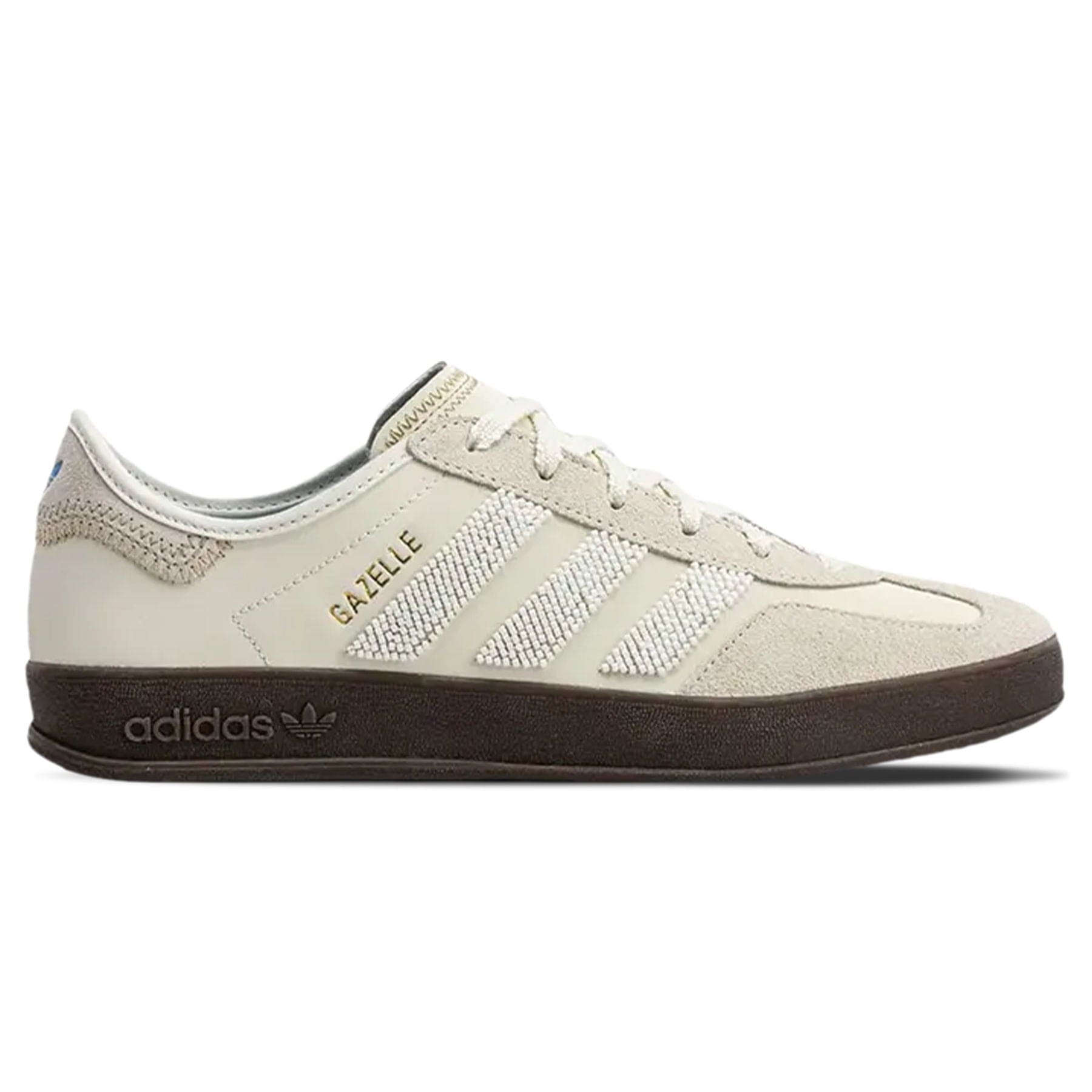 Clot x Adidas Gazelle Indoor 'Off White' — UK 3.5 | EU 36 | US 4 — Side View