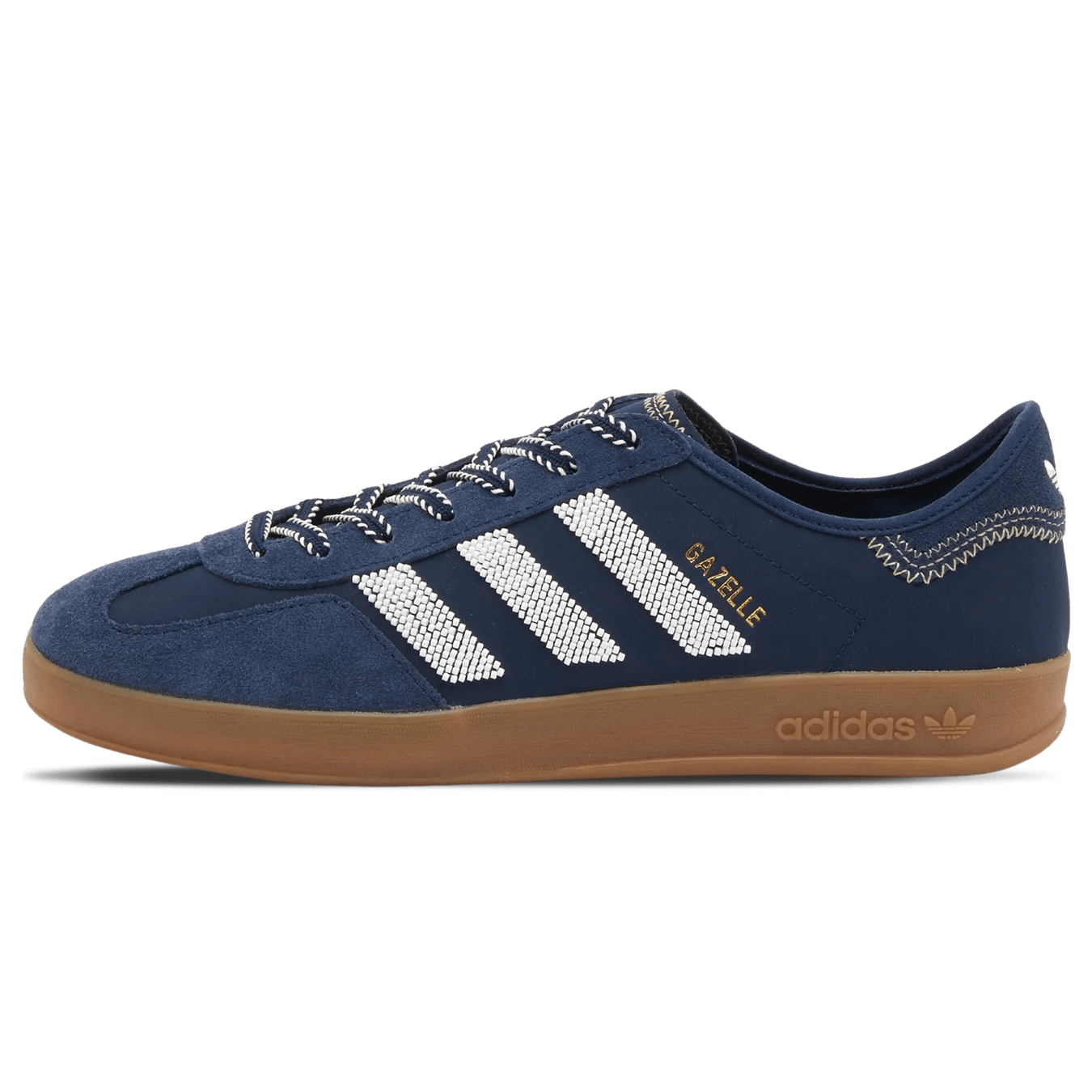 Clot x Adidas Gazelle Indoor 'Collegiate Navy Off White' — UK 3.5 | EU 36 | US 4 — Front View