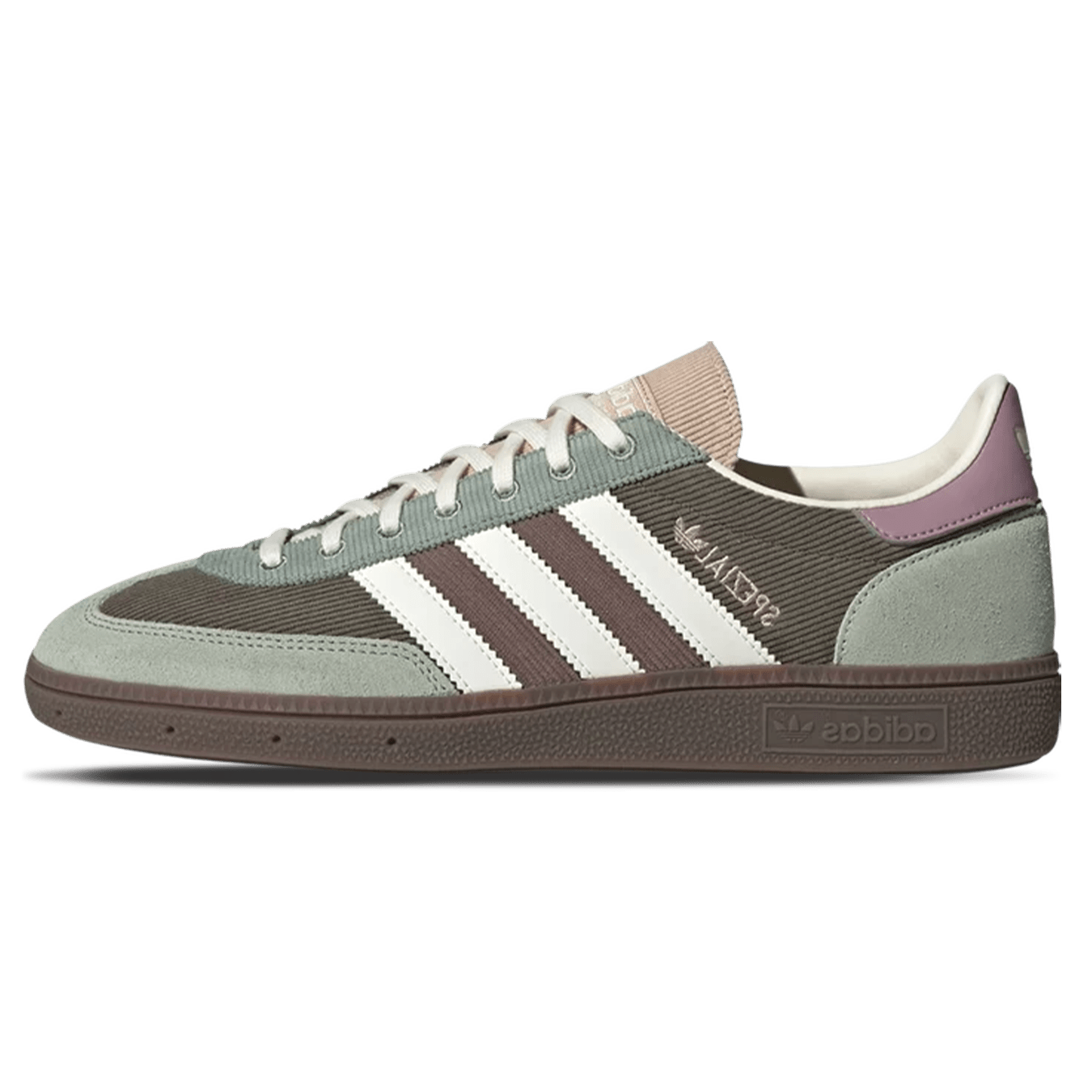 adidas Handball Spezial 'Silver Green Magic Mauve' — UK 3.5 | EU 36 | US 4 — Front View
