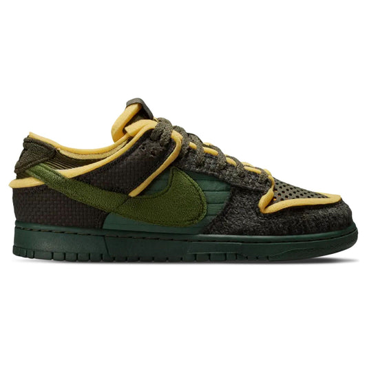 Cactus Plant Flea Market x Nike Dunk Low 'Swamp Sponge Pack - Sequoia' — UK 3 | EU 35.5 | US 3.5 — Side View