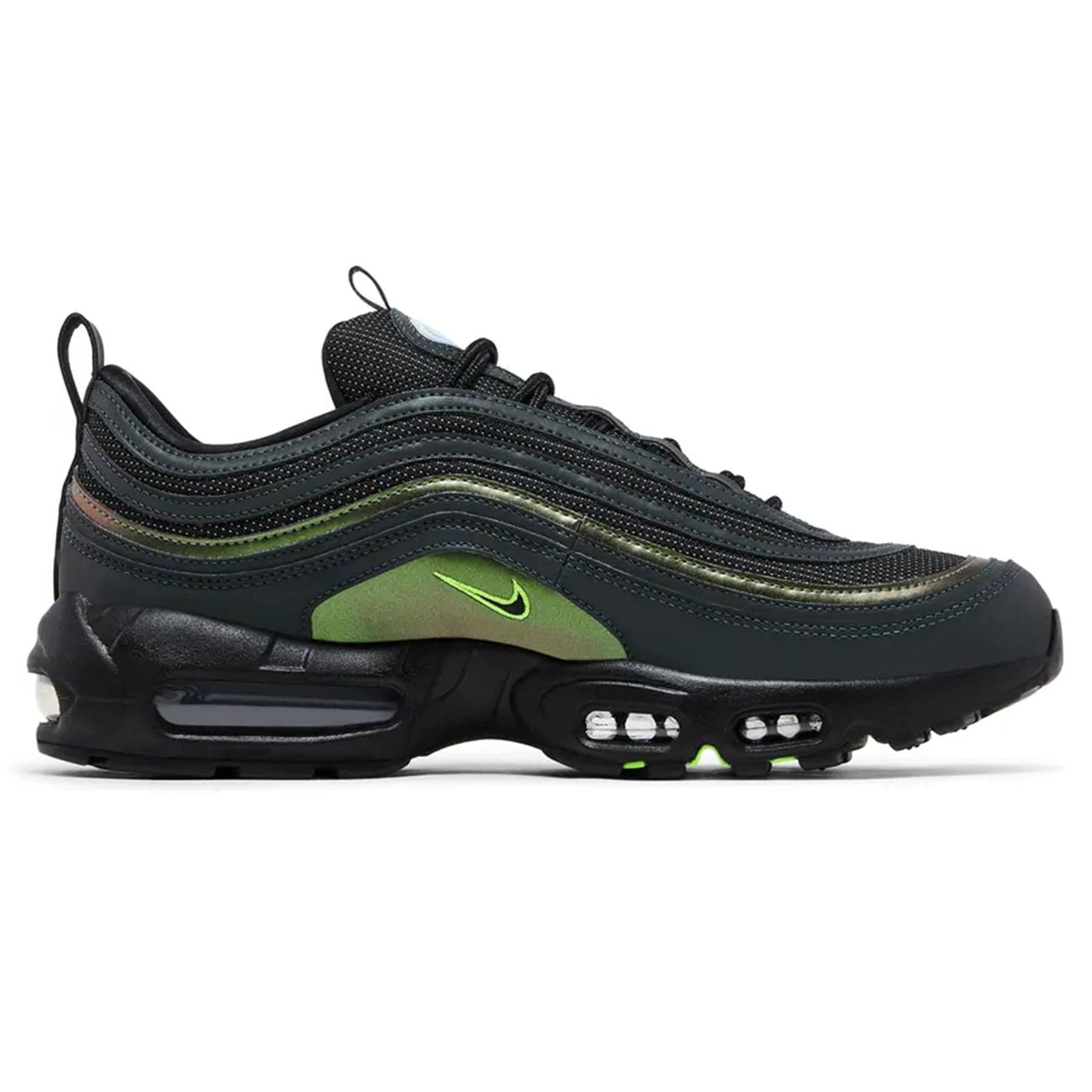 Nike Air Max 95/97 'University of Oregon - Thunder' PE — UK 3 | EU 35.5 | US 3.5 — Side View