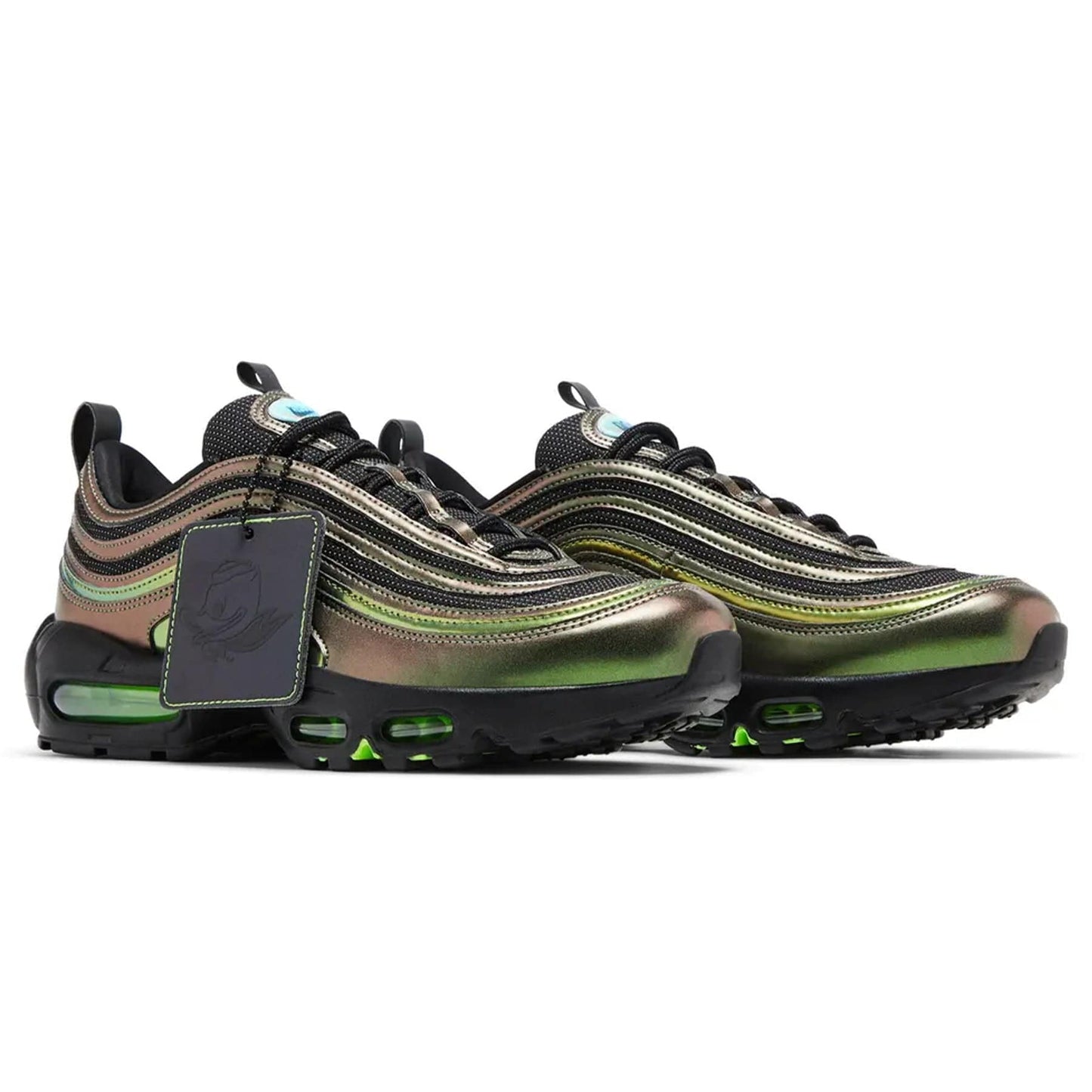 Nike Air Max 95/97 'University of Oregon - Storm' PE — UK 3 | EU 35.5 | US 3.5 — Back View