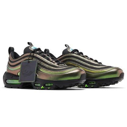 Nike Air Max 95/97 'University of Oregon - Storm' PE — UK 3 | EU 35.5 | US 3.5 — Back View
