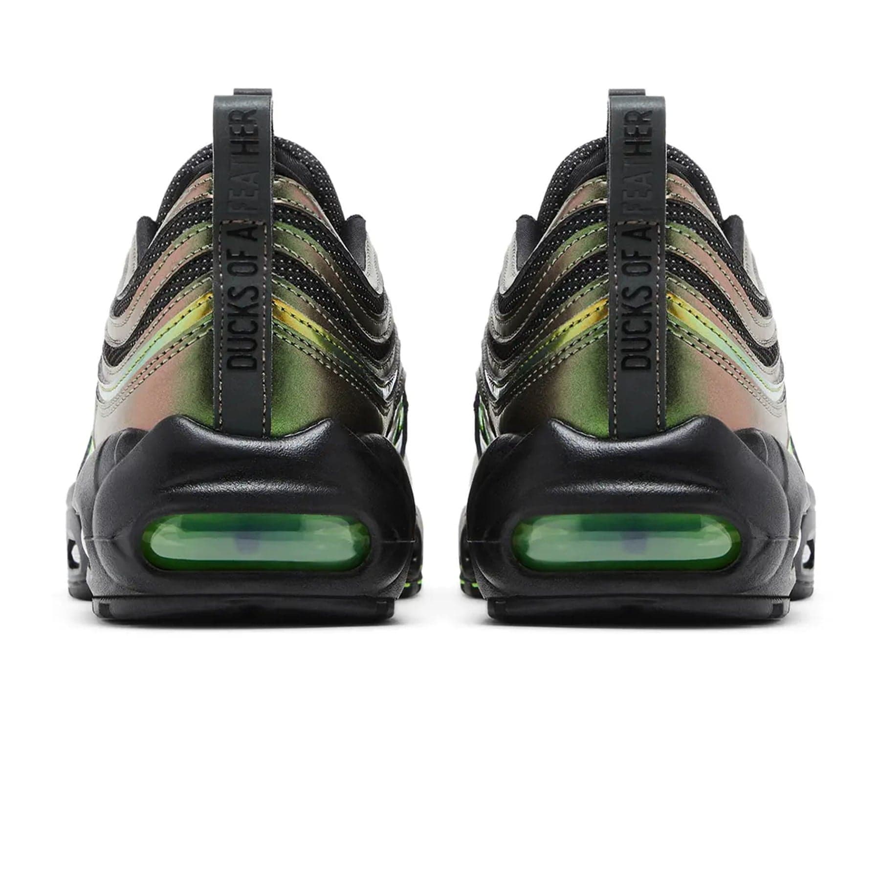 Nike Air Max 95/97 'University of Oregon - Storm' PE — UK 3 | EU 35.5 | US 3.5 — Top View